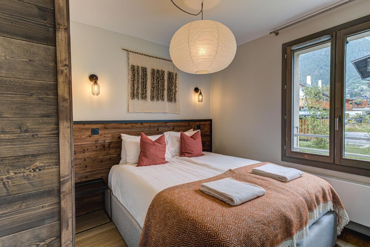 White Pearl A05 Modern Apartment Chamonix Alpes Travel Sleeps 4 To 6 Bagian luar foto